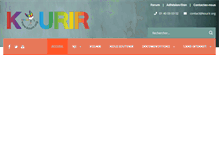 Tablet Screenshot of kourir.org